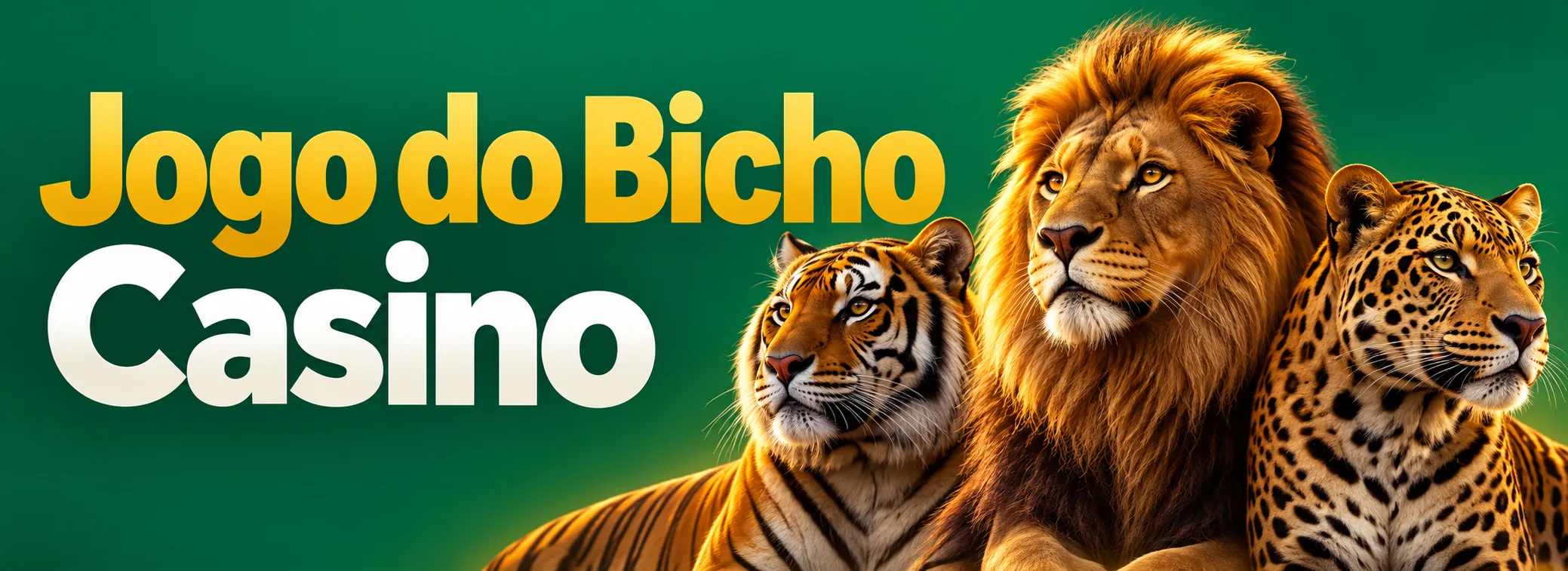 Banner do Jogo do Bicho Casino com a tabela dos 25 bichos e bônus de R$ 1.000